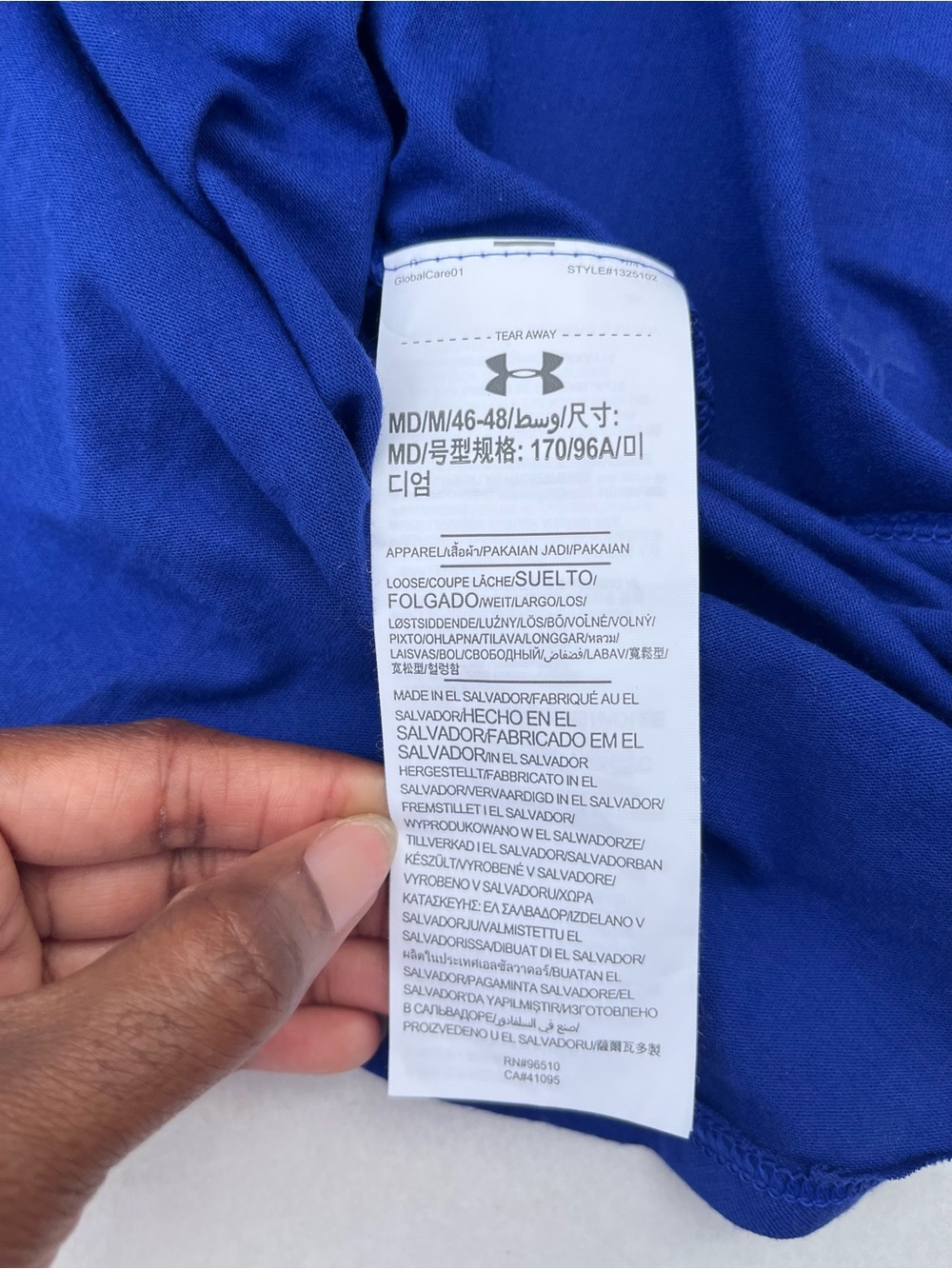 NWT Under Armour Strappy Cami Workout Tank Top Royal Blue Heat Gear 1325102 - Picture 7 of 9